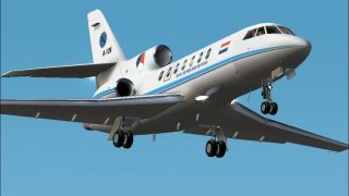 Screenshot 2 — Falcon 50 . Fictional RNLAF repaint