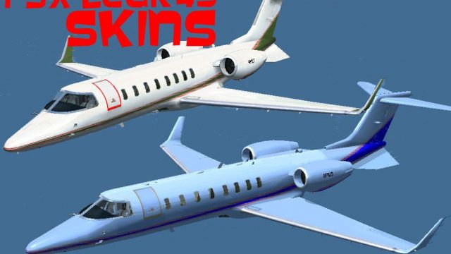 Screenshot 1 — Skin pack for Learjet 45