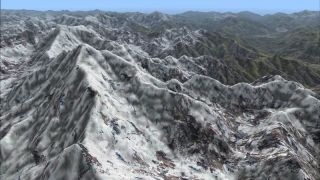 Screenshot 3 — Himalayas LOD9 Base Mesh - Hindu Kush