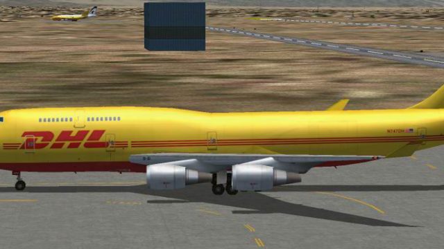 Screenshot 1 — DHL Boeing 747-400