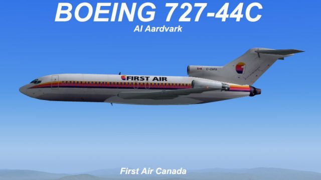Screenshot 1 — First Air Canada Boeing 727-100