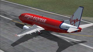 Screenshot 3 — Virgin Express Boeing 737-300 OO-LTU