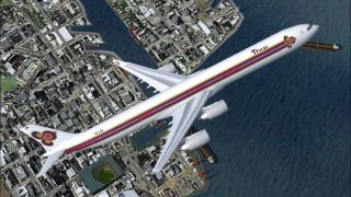 Screenshot 1 — Thai Airways Airbus A340-600 HS-LXA