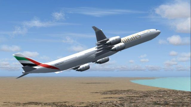 Screenshot 1 — Emirates Airlines Airbus A340-600