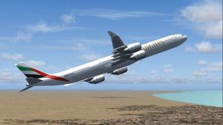 Screenshot 1 — Emirates Airlines Airbus A340-600