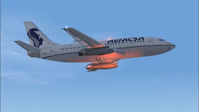 Screenshot 1 — Aviacsa Boeing 737-200