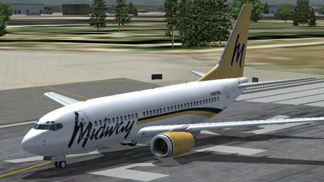 Screenshot 1 — Midway Boeing 737-700 N367ML