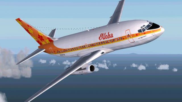 Screenshot 1 — Aloha Flower Scheme Boeing 737-200