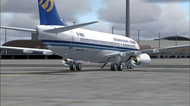 Screenshot 1 — Mandarin Airline Boeing 737-800