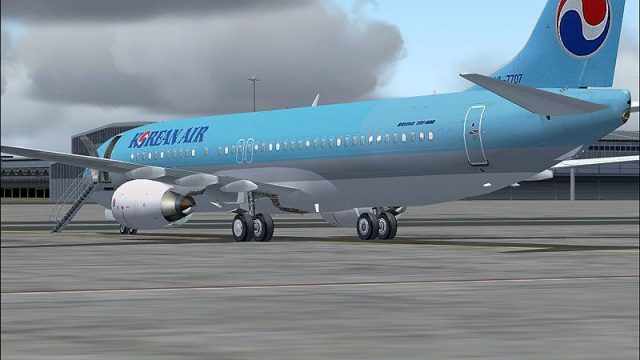 Screenshot 1 — Korean Air Boeing 737-800