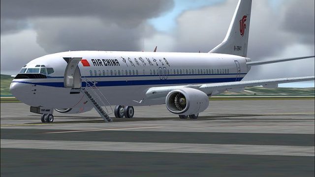 Screenshot 1 — Air China Boeing 737-800