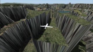 Screenshot 3 — Congo's Canyons Scenery