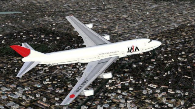 Screenshot 1 — Japan Asia Airways Boeing 747-246 JA8129