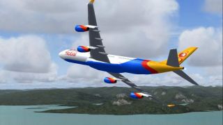 Screenshot 1 — FlyAir London Airbus A340-300