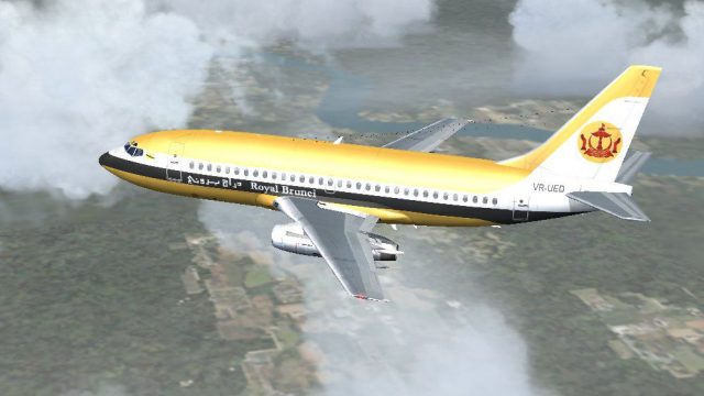 Screenshot 1 — Royal Brunei Boeing 737-200