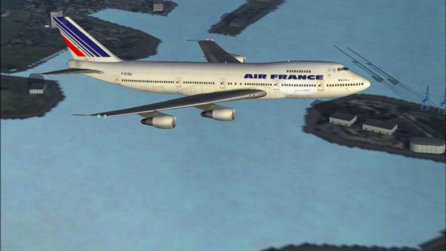 Screenshot 1 — Air France Boeing 747-200 F-GCBJ