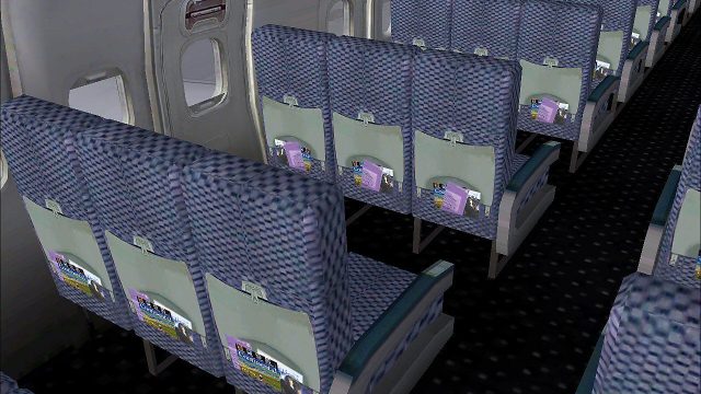 Screenshot 1 — Continental Airlines Interior