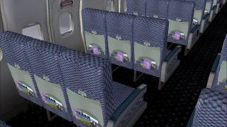 Screenshot 1 — Continental Airlines Interior