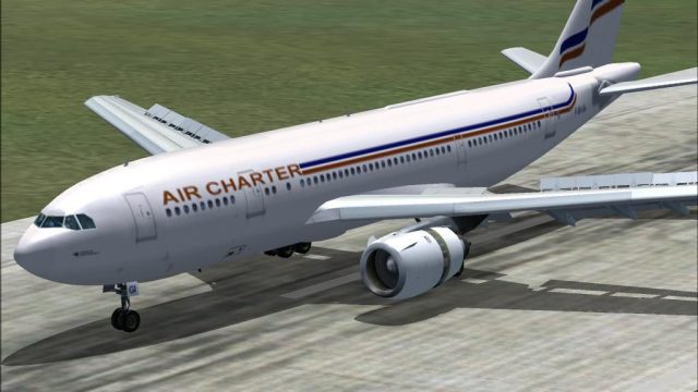 Screenshot 1 — Air Charter Airbus A300B4 F-BVGI