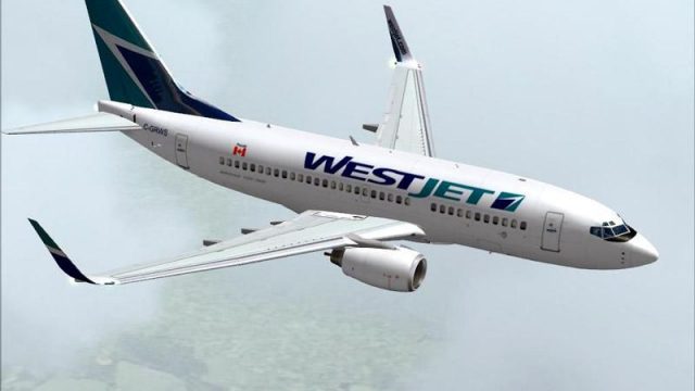 Screenshot 1 — Westjet "James Bond" 737-700