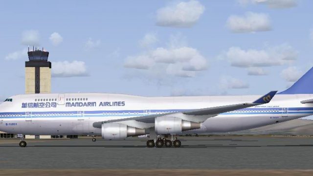 Screenshot 1 — Mandarin Airlines Boeing 747-400
