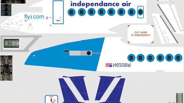 Screenshot 1 — Independence Air CRJ-200 Fix