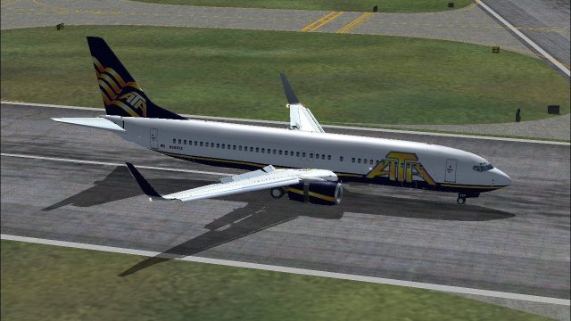 Screenshot 1 — ATA Boeing 737-83N (WL)