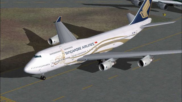 Screenshot 1 — Singapore Airlines Boeing 747-400 50th Anniversary