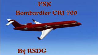 Screenshot 1 — Default Bombardier CRJ700 Reg/Gold Textures only