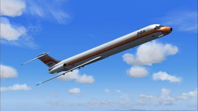 Screenshot 1 — PSA McDonnell Douglas DC-9-81