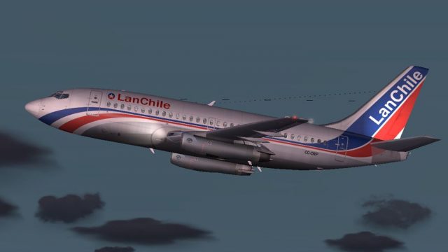 Screenshot 1 — LanChile Boeing 737-230 Adv