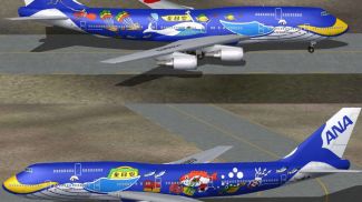 ANA Boeing 747-400D for FS2004