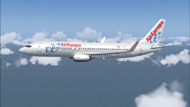 Screenshot 1 — Air Europa Boeing 737-800 EC-HZS