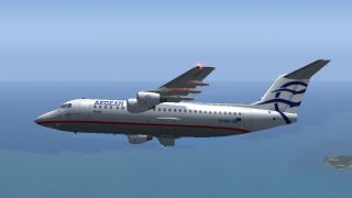 Screenshot 1 — Aegean Airlines BAe 146/RJ85
