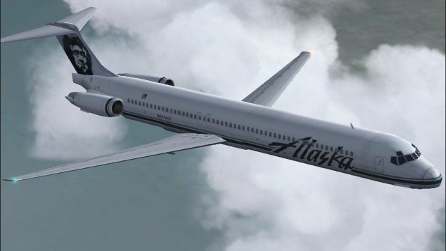Screenshot 1 — Alaska Airlines MD-83