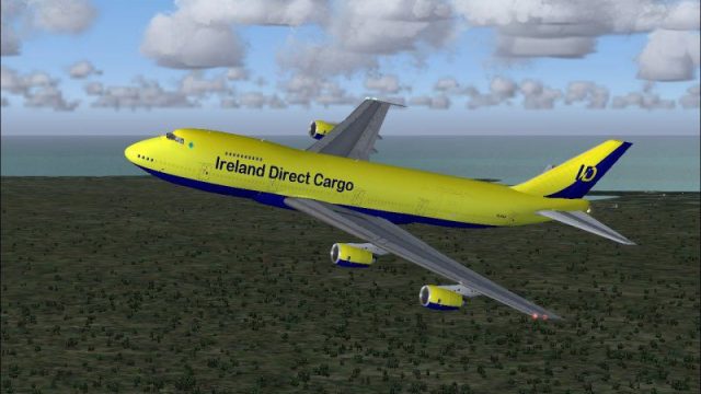 Screenshot 1 — Ireland Direct VA Boeing 747-200F