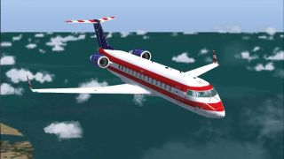 Screenshot 1 — Fourth of July Bombardier CRJ-200LR