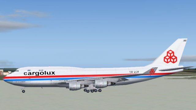 Screenshot 1 — Cargolux Boeing 747-400F LX-LCV