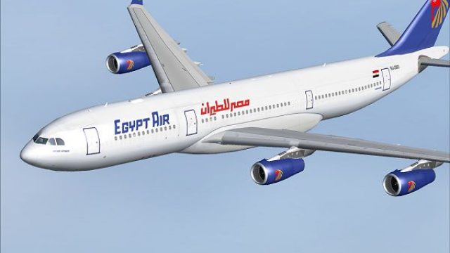 Screenshot 1 — Egypt Air Airbus A340-200 SU-GBO