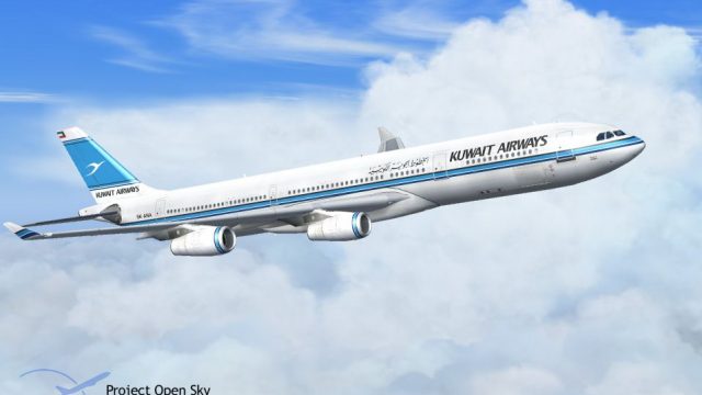 Screenshot 1 — Kuwait Airways Airbus A340-313
