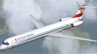 Screenshot 1 — Austrian Airlines MD-83