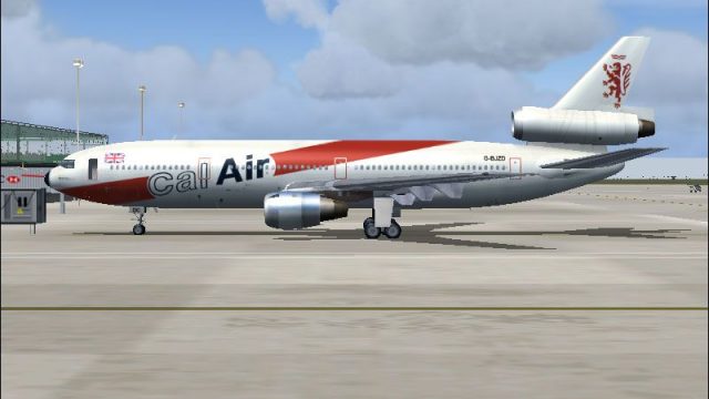 Screenshot 1 — Cal Air Douglas DC-10 G-BJZD