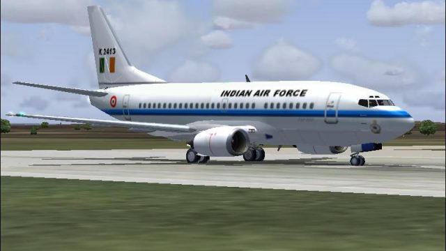 Screenshot 1 — Indian Air Force Boeing 737-500