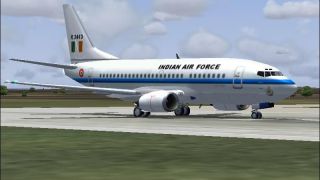 Screenshot 1 — Indian Air Force Boeing 737-500