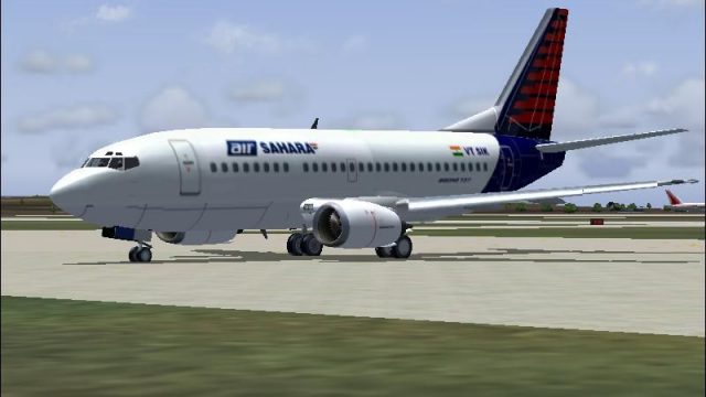 Screenshot 1 — Air Sahara Boeing 737-500