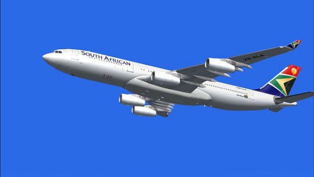 Screenshot 1 — SAA Airbus A340-200 ZS-SLA
