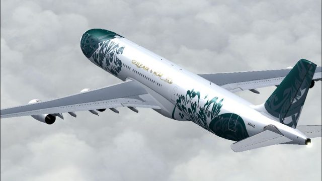 GULF AIR ガルフエア Airbus A340 Scale1:200 GULF AIR ガルフエア Airbus A340 Scale1:200 GULF AIR