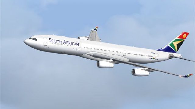 Screenshot 1 — SAA Airbus A340-313E ZS-SXA