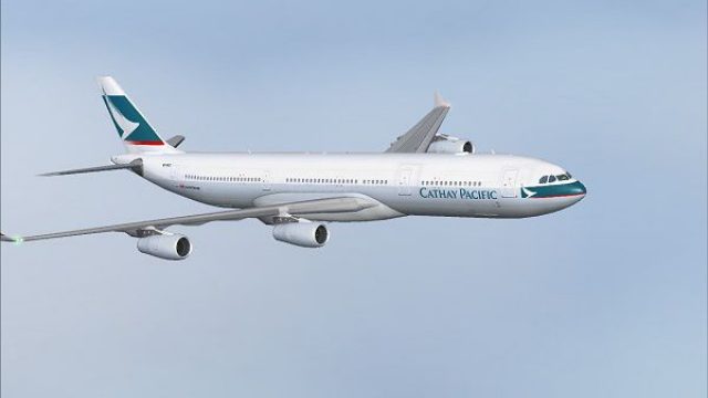 Screenshot 1 — Cathay Pacific Airways Airbus A340-300 B-HXG