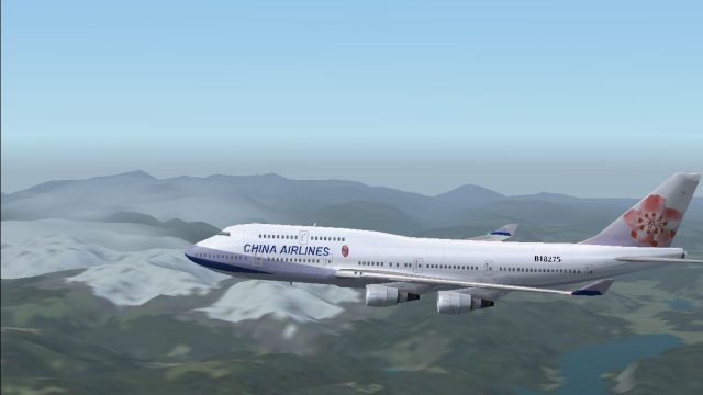 Screenshot 1 — China Airlines Boeing 747-400 B18275